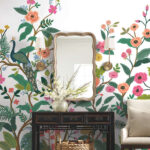 Rifle Paper Peacock Floral Wallpaper Mural - White, Multi - York - RP7397M - Image 4