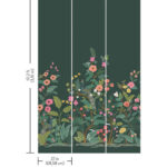 Rifle Paper Peacock Floral Wallpaper Mural - Emerald, Multi - York - RP7398M - Image 5