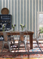 Yellowstone Loom Spun Stripe Wallpaper - Indigo - York - 4142-72600 - Image 5