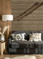 Yellowstone Lodgepole Logs with Chinking Wallpaper - Chestnut - York - 4142-72615 - Image 5
