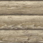 Yellowstone Bunkhouse Logs Wallpaper - Light Brown  - York - 4142-72617