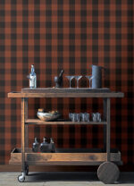 Yellowstone Lumberjack Plaid Wallpaper - Maroon - York - 4142-72621 - Image 5