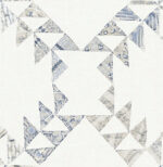 Yellowstone Scrap Quilt Wallpaper - Denim - York - 4142-72628 - Image 3