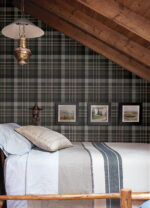 Yellowstone Dutton Plaid Wallpaper - Charcoal  - York - 4142-72632 - Image 5