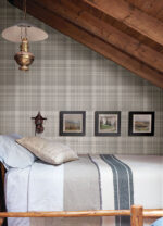 Yellowstone Dutton Plaid Wallpaper - Grey  - York - 4142-72634 - Image 5