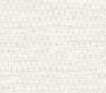 Yellowstone Plaited Faux Grasscloth Wallpaper - White  - York - 4142-72651 - Image 3