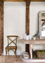 Yellowstone Plaited Faux Grasscloth Wallpaper - White  - York - 4142-72651 - Image 5