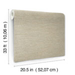 Yellowstone Plaited Faux Grasscloth Wallpaper - Sage  - York - 4142-72653 - Image 6
