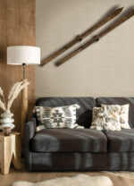 Yellowstone Plaited Faux Grasscloth Wallpaper - Light Grey  - York - 4142-72655 - Image 4