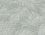 Jiva Fern Fronds Leaves Wallpaper - Type II 20 Oz. Vinyl - Dune Grass - Wallquest - AG60904