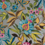 Raya Mylar Floral Wallpaper - Garden, Multicolor - Wallquest - AG61608