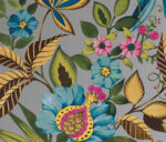Raya Mylar Floral Wallpaper - Garden, Multicolor - Wallquest - AG61608 - Image 3