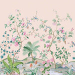 Daisy Bennet - Botanica Birds, Shells and Florals Wallpaper Mural - Blush, Multi - Wallquest - DB51101M