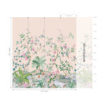 Daisy Bennet - Botanica Birds, Shells and Florals Wallpaper Mural - Blush, Multi - Wallquest - DB51101M - Image 4