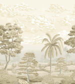 Daisy Bennet - Greenbriar Trees and Plants Wallpaper Mural - Sepia - Wallquest - DB51403M