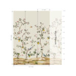 Daisy Bennet - Blossom Birds, Fruit, Floral Wallpaper Mural - Natural - Wallquest - DB52930M - Image 4