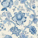 French Country Bernadette Jacobean Wallpaper - Porceline - Seabrook - Wallquest - FC60402