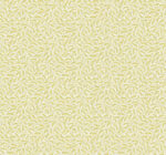 French Country Cossette Small Allover Leaves on Vines Wallpaper - Freedom Trail, Yellow - Wallquest - FC62203