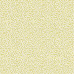 French Country Cossette Small Allover Leaves on Vines Wallpaper - Freedom Trail, Yellow - Wallquest - FC62203