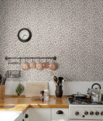 French Country Cossette Small Allover Leaves on Vines Wallpaper - North Creek Brown - Wallquest - FC62206 - Image 5