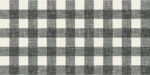 French Country Bebe Linen Plaid Fabric - Contrast, Black - Wallquest - FC62900F -  per Yard