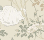 Gwendolyn Art Nouveau Style Wallpaper - Ivory, Gray - York - MF4753 - Image 3