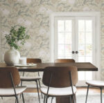 Gwendolyn Art Nouveau Style Wallpaper - Ivory, Gray - York - MF4753 - Image 4