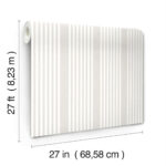 French Linen Stripe Wallpaper - Soft Linen - York - SR1581MH - Image 5