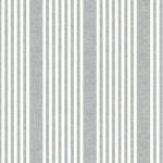French Linen Stripe Wallpaper - Charcoal - York - SR1586MH