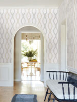 Antonina Vella - Laureate Vine Leaves Trellis Wallpaper - Neutral - York - VP1322 - Image 4