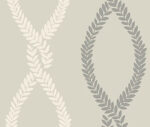 Antonina Vella - Laureate Vine Leaves Trellis Wallpaper - Grey - York - VP1323 - Image 3