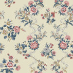 Antonina Vella - Genevieve Floral Trail Wallpaper - Rose - York - VP1424