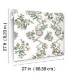 Antonina Vella - Genevieve Floral Trail Wallpaper - Blush - York - VP1425 - Image 6