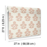 Antonina Vella - Souci Marigolds Floral Wallpaper - Rose - York - VP1434 - Image 6