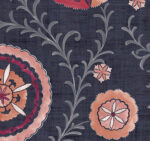 Heritage Tales - Esselle Nahlia Circles and Floral Trail  Wallpaper  - Navy, Berry  - Seabrook - Wallquest - 100033EH - Image 3