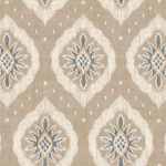 Heritage Tales - Esselle Odina Ikat Rounded Diamond  Wallpaper  - Natural  - Seabrook - Wallquest - 100036EH