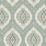 Heritage Tales - Esselle Odina Ikat Rounded Diamond  Wallpaper  - Seafoam  - Seabrook - Wallquest - 100037EH