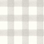 Modern Farmhouse - Thorpe Plaid  Wallpaper  - Light Grey  - Chesapeake - York - 4199-83422