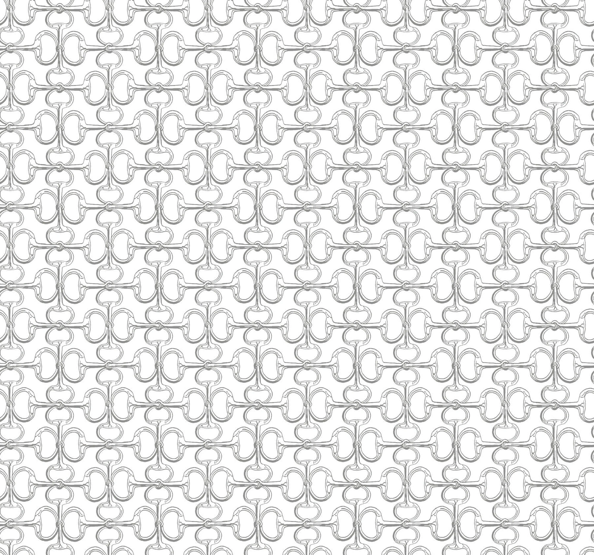 4211-83507 Ronald Redding Private Reserve - Polo Horse Bits Wallpaper - White - York - 4211-83507 - Image 1