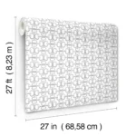 Ronald Redding Private Reserve - Polo Horse Bits Wallpaper - White - York - 4211-83507 - Image 7