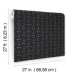 Ronald Redding Private Reserve - Polo Horse Bits Wallpaper - Black - York - 4211-83510 - Image 7