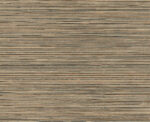 Candice Olson Luminous - High Performance -  Faux Stacked Bamboo  Grasscloth Wallpaper - Chestnut - York - COD0634N - Image 3