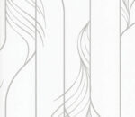 Candice Olson Decadence II -  Elemental Thread Wispy Stripe Wallpaper - White, Silver  - York - DF3302 - Image 3