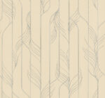Candice Olson Decadence II -  Elemental Thread Wispy Stripe Wallpaper - Neutral Pearl, Silver  - York - DF3303