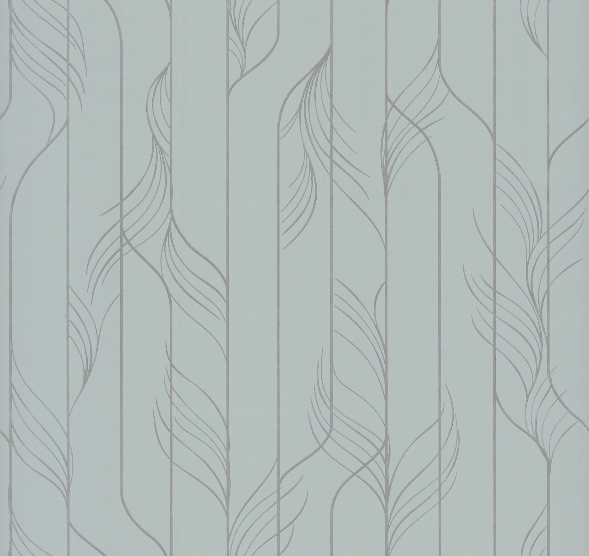 DF3304 Candice Olson Decadence II - Elemental Thread Wispy Stripe Wallpaper - Blue, Silver - York - DF3304 - Image 1