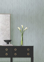 Candice Olson Decadence II -  Elemental Thread Wispy Stripe Wallpaper - Blue, Silver  - York - DF3304 - Image 4