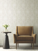 Candice Olson Decadence II -  Pirouette Damask Stripe Wallpaper - Beige  - York - DF3375 - Image 5