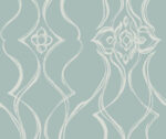 Candice Olson Decadence II -  Pirouette Damask Stripe Wallpaper - Spa  - York - DF3376 - Image 3