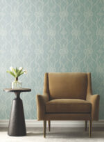 Candice Olson Decadence II -  Pirouette Damask Stripe Wallpaper - Spa  - York - DF3376 - Image 5