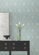 Candice Olson Decadence II -  Pirouette Damask Stripe Wallpaper - Spa  - York - DF3376 - Image 4